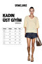 Vandal Women's 100% Organic Cotton Deep V-Neck Oversized Yellow T-Shirt - 6