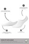 Egyptian unisex cotton super fit 4 pairs sneaker socks white - 4