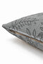 Nature Sketch Premium Woven Gray Blue Throw Pillow Cover 43X43 cm - 3