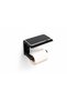 🖤   Toilet Paper Hanger with Top Shelf |   Phone Holder Toilet Paper Holder |   Hard Plastic Wall Type - 7