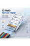 MN119F RJ45 10P/10C مقبس معياري 90 قطعة لمقبس نهاية كابل بيانات الشبكة - 4