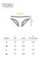Women's Modal Lace High Waist Hipster Panties Black - 5