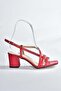 Red Women's Heeled Shoes H922741009 - 5
