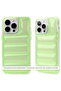 Husa pentru iPhone 15 Plus - Wave Shield - Green