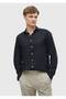 Black Plain Casual Fit Long Woven Casual 100% Linen Shirt
