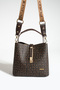 Original Women's 4 Compartment Luxury Soft Leather Stylish Hand and Shoulder Bag with Adjustable Cross Column Strap - 4