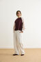 Poplin Sleeve Detailed Blouse Burgundy