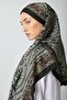 نمط العرقية شال أسود - 3