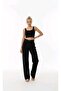 Vanes High Waist Black Jeans Black Loose Jeans Lycra Flexible Palazzo - 2