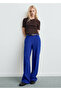Straight Cut Mid-Rise Pants - 2