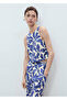 Floral Patterned Straight Cut Pants - 6