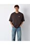 M0613503 Logo Embroidered T-Shirt Men's T-Shirt Brown - 2