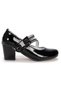 Aisha Patent Leather Daily Girl's 4 cm Heeled Evening Dress Shoes - 4