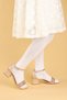 Elinor Cracked Daily Girl's 3 cm Heeled Sandals Evening Dress Shoes - 3