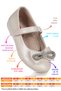 Bowtie Bowtie Stoned Velcro Girls' Ballerina Shoes - 2