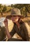 Unisex Straw Hat with Natural Seaweed Fiber Wide Ribbon - 2