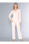 Women's Long Sleeve Seasonal Pajama Set – Stylish, Elegant, and Modern Design – Comfortable and High-Quality Fabric Fl - 2