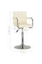 Scaun de bar, crem, material textil - 8