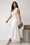 White Fish Skirt Women's Midi Length Stylish Hijab Elegant Cut Full Fit Daily Modern Combination