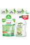 2-Piece Set - 40-Piece Dishwasher Tablets and 1500 ml Organic Aloevera Dishwashing Detergent - 2