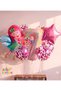 Fairy Girl Star 7 Year Old Balloon Set Bunch of Balloon Foil Set Fairy Girl Concept Set Age Balloon Set
