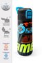 Kids Gray Orange Gamer Patterned Steel Thermos with Straw and Direct Drinking 500 ml 31947 - 2