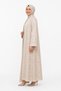 Embroidered Linen 50% Linen 30% Cotton Double Jacket and Dress Set - 2