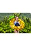 Pineapple Figured Bagel - Inflatable Pineapple Bagel - Sea Inflatable Pineapple Bagel - Sea Bagel Pineapple - Fruit Patterned Bagel 116X88 Cm. - 2