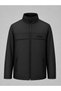 Men's Black Spring Waterproof and Windproof Coat Stand Collar Seasonal Zippered Sports Outdoor Jacket - 6