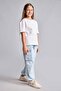 100% Cotton Jogger Fit Elastic Waist Jean Light Blue Trousers for Boys H7278A826Sm - 2