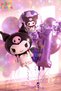 Sanrio Kuromi 1 Year Old Purple Color Balloon Set Anime Hello Kitty Kuromi Concept Birthday Balloon Set