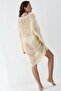 100% Cotton Midi Knitwear Beach Dress - 4