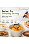Nylon Soup Ladle 203C Heat Resistant Soft Grip Dishwasher Safe Non Stick Friendly Grey - 6