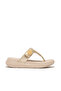 Women's / Girls' Slippers Iw4-090 /675 F-Mode Go Beadie-Button Adjustable Toe-Post - 6