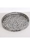 Pure Sedef 40 X4.5Cm. Black Pearlescent Mosaic Tray