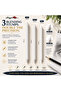 3-Piece Double-Ended Blending Stumps (2 Pack), White Tools for Pencil&CharcoalShading201003 - 4