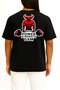 Oversized Power Strength Chest and Back Printed Unisex T-Shirt - 4