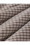 Tattersall Yarn-Dyed Double Bed Sheet Set 200X220 cm Brown - 6