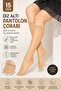 15 Den Women's Knee Length Skin Thin Trouser Socks - Comfortable Elastic Non-Slip - Color No 57 - 2