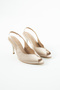 Romese Satin Ankle-Tie Open Toe Detail Women's Heel Shoes - 4