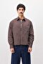Long Sleeve Pocketed Boxyfit Shirt Brown - 3