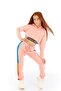 A Team Striped Girl's Combed Cotton Sweatpants - 3
