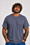 Plus Size Basic T-Shirt 11100 FUME