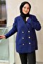 Double-Breasted Collar g Logo Patterned Knitwear Jacket - 2