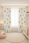Sun and Heart Double Wing Children's Room Curtain