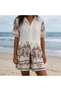 Kyoto Viscose Shirt & Shorts Set