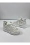 Lace Women's White Hidden Heel Breathable Lightweight Sole Women's Sneaker - 4