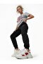 Women's Printed Top and Bottom Tracksuit Set Oversize Crew Neck - 5