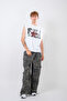 California Printed White Zero Sleeve T-Shirt - 3