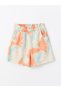 LCW Kids Elastic Waist Batik Print Girls' Shorts (S4)
